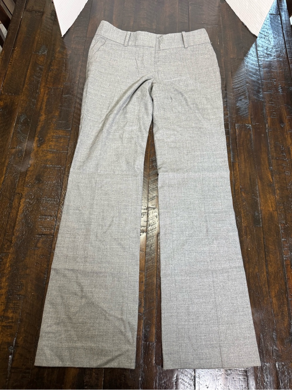 Ann Taylor Light Gray Dress Trousers - Straight Leg
